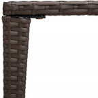 Garten-Satztische 3 Stk. Braun Poly Rattan