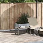 Garten-Couchtisch Rechteckig Grau 80x40x37 cm Poly Rattan