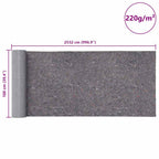 Rutschfestes Malervlies 25 m 220 g/m² Grau