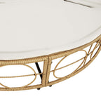 Outdoor-Loungebett ohne Dach Poly Rattan