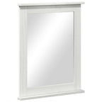 Badezimmermöbel-Set VIGO 5 pcs Antik Weiß Massives Kiefernholz