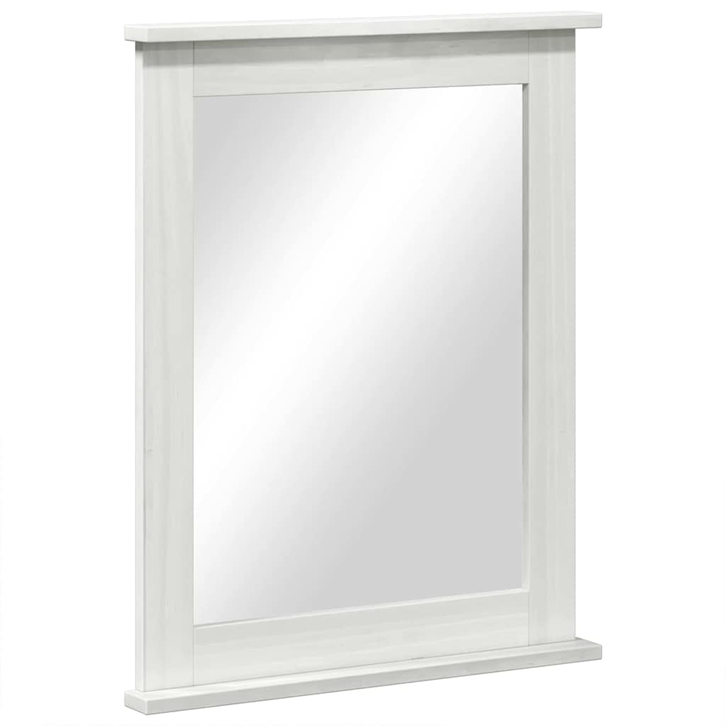 Badezimmermöbel-Set VIGO 5 pcs Antik Weiß Massives Kiefernholz