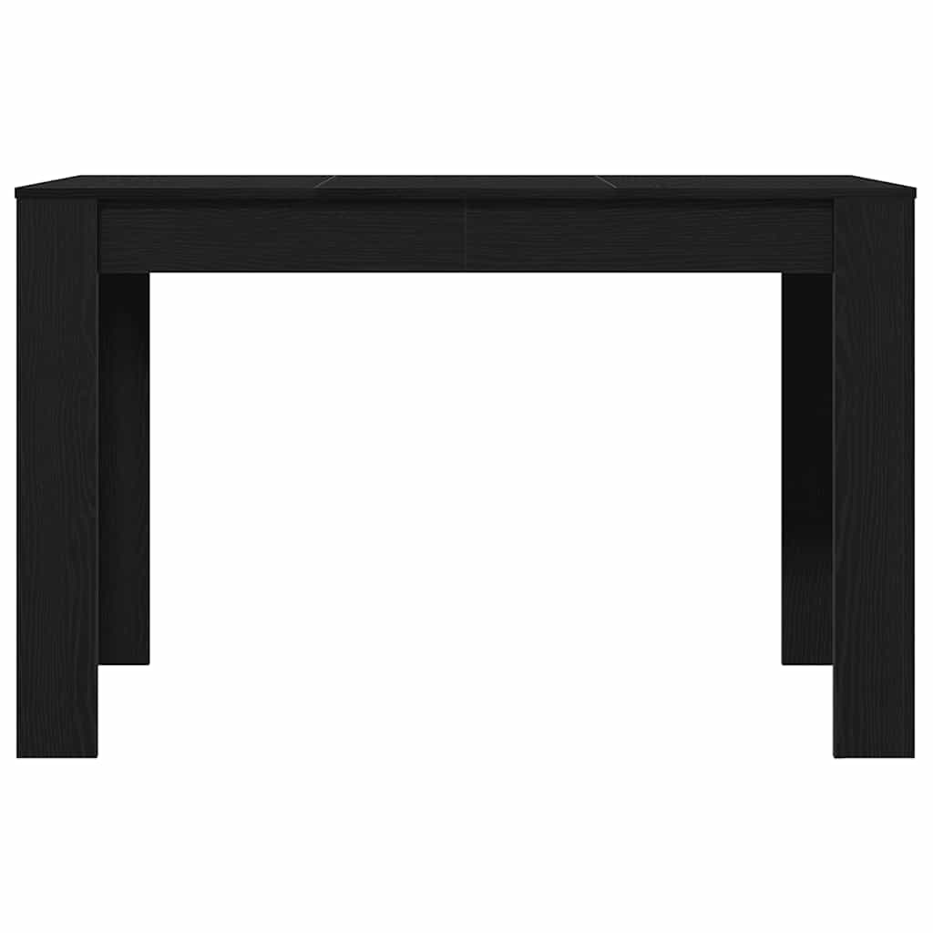 Esstisch Schwarz Eichen-Optik 120x60x76 cm Holzwerkstoff