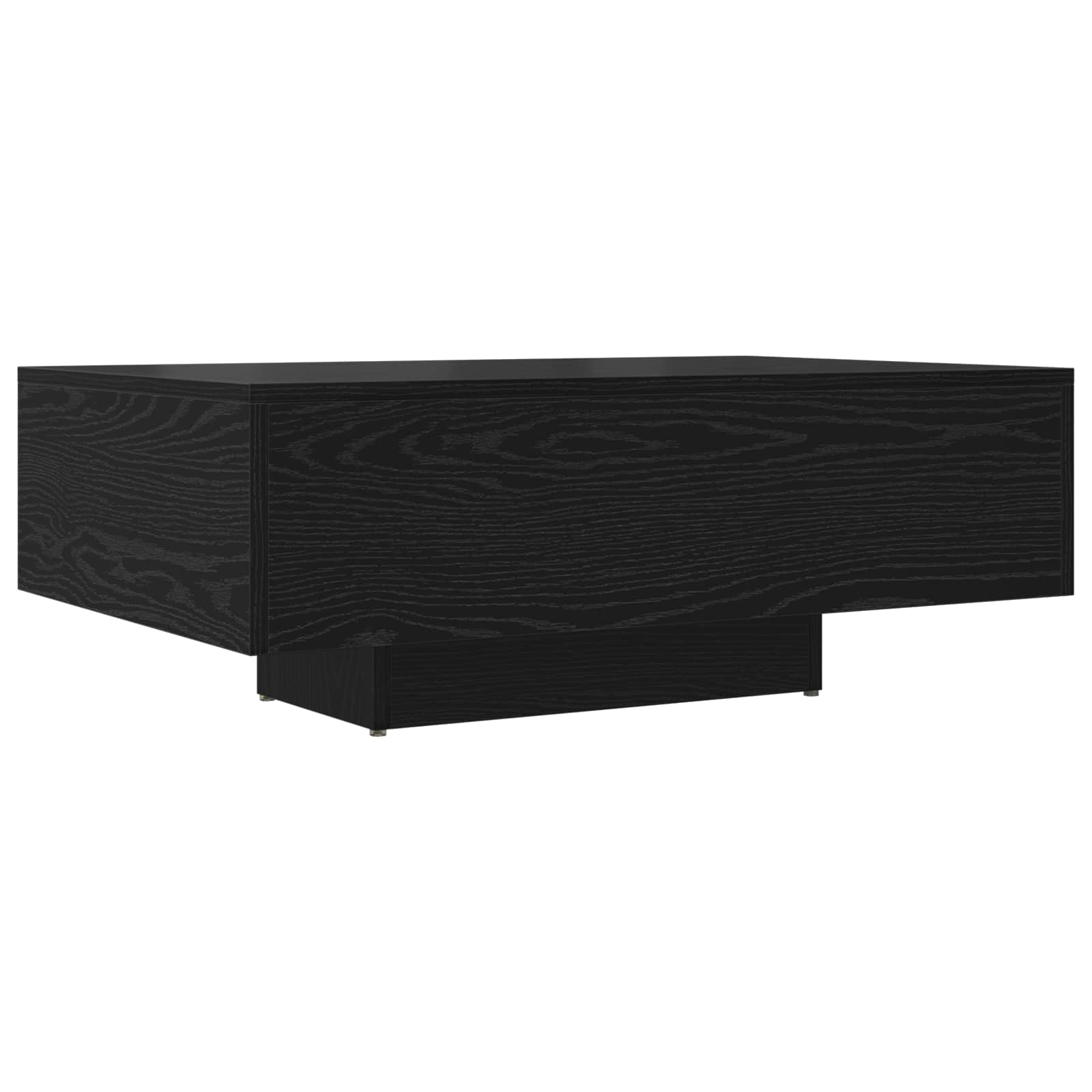 Couchtisch Schwarz Eichen-Optik 85 x 55 x 31 cm