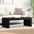 Couchtisch Schwarz Eichen-Optik 102 x 50 x 35 cm Holzwerkstoff