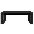 Couchtisch Schwarz Eichen-Optik 100 x 100 x 35 cm Holzwerkstoff