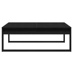 Couchtisch Schwarz Eichen-Optik 100 x 100 x 35 cm Holzwerkstoff