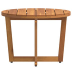 Garten-Beistelltisch Rund Ø55x40 cm Massivholz Akazie