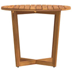 Garten-Esstisch Rund Ø90x75 cm Massivholz Akazie