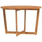 Garten-Esstisch Rund Ø110x75 cm Massivholz Akazie