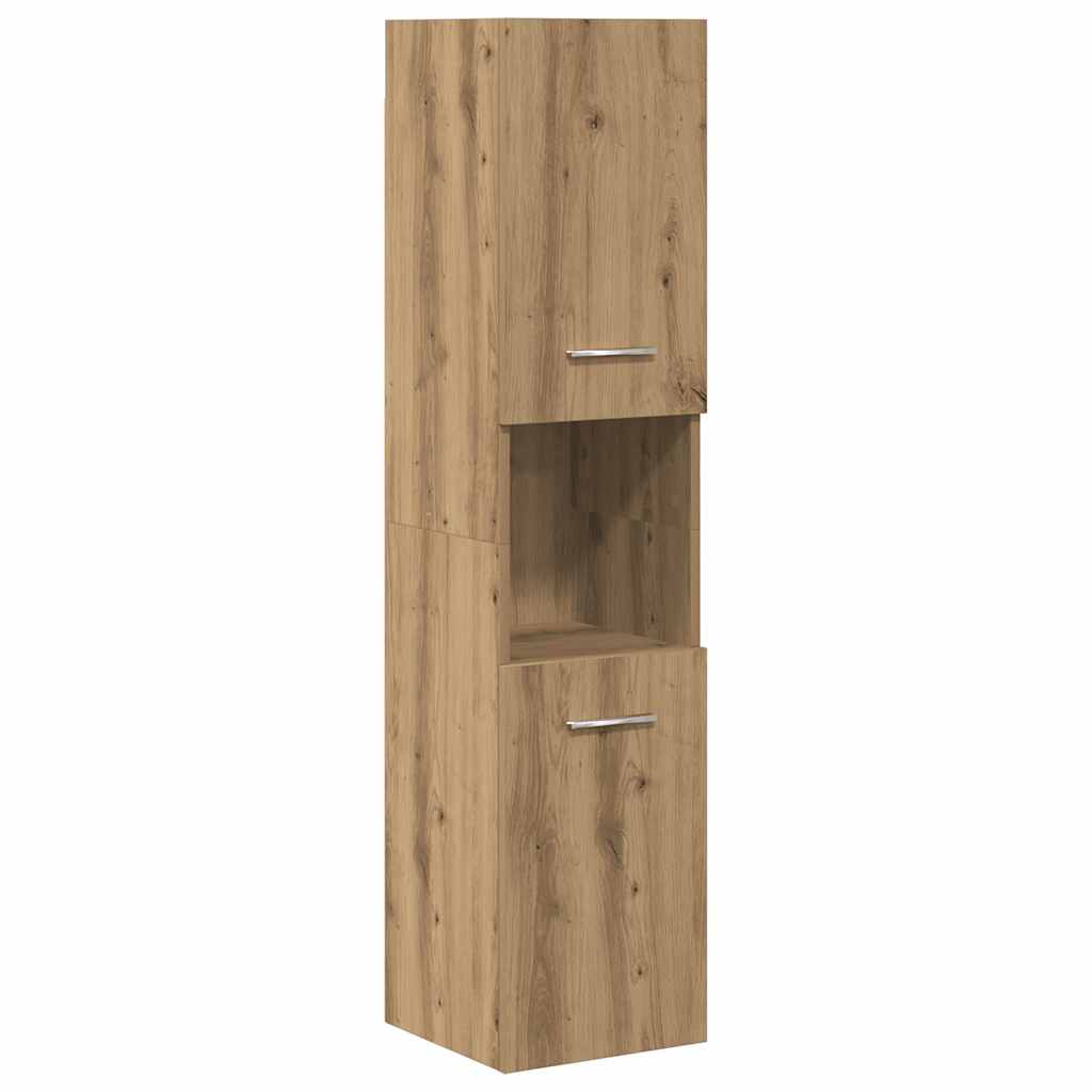 4-tlg. Badmöbel-Set Artisan-Eiche Holzwerkstoff