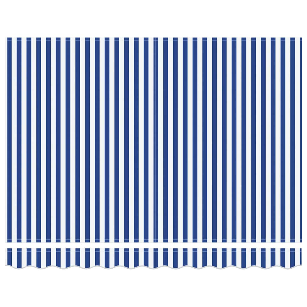 Markisenersatzstoff Blau und Weiß 2,5 x 2 m Polyester