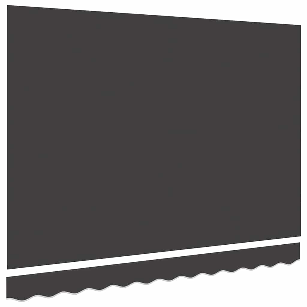 Markisenersatzstoff Anthrazit 3,5 x 2 m Polyester