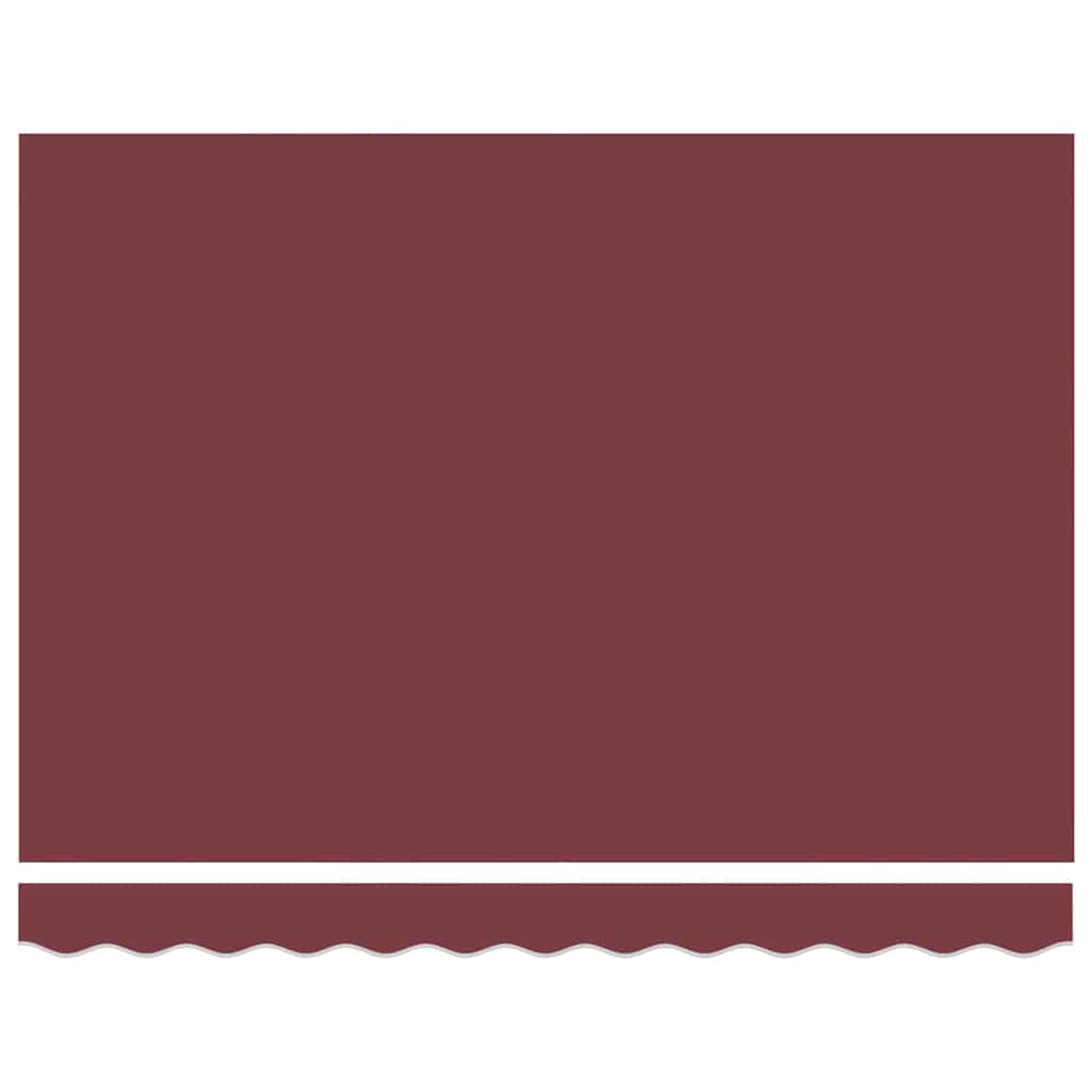 Markisenersatzstoff Bordeauxrot 2,5 x 2 m Polyester