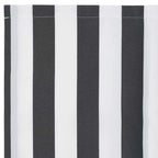 Markisenersatzstoff Anthrazit und Weiß 4 x 2 m Polyester