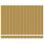 Markisenersatzstoff Orange und Schwarz 3,5 x 2 m Polyester