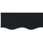 Markisenersatzstoff Schwarz 3,5 x 2,5 m Polyester