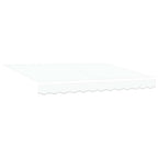 Markisenersatzstoff Weiß 3,5 x 2,5 m Polyester