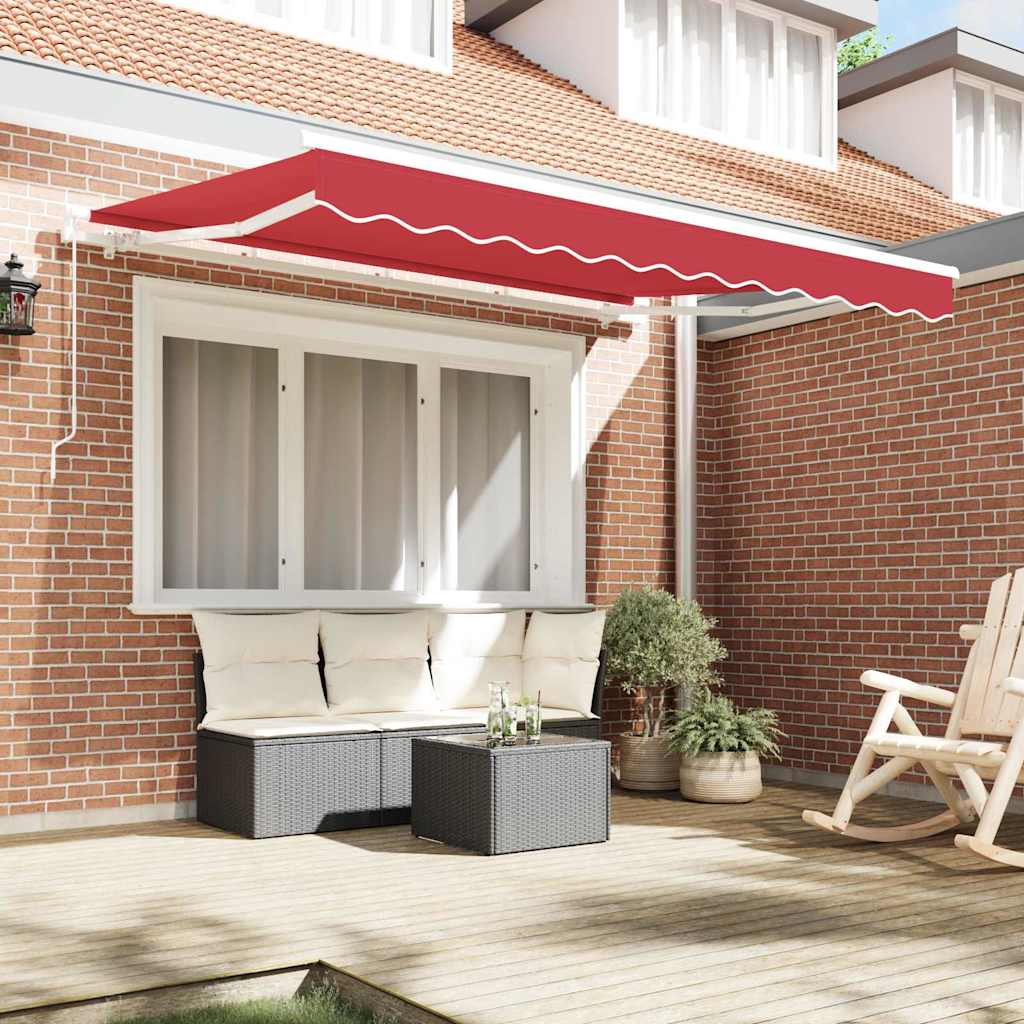 Markisenersatzstoff Rot 3 x 2,5 m Polyester