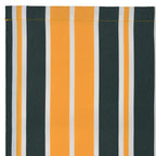 Markisenersatzstoff Grün und Gelb 6 x 3,5 m Polyester