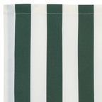 Markisenersatzstoff Grün und Weiß 3,5 x 2,5 m Polyester