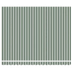 Markisenersatzstoff Grün und Weiß 4 × 3,5 m Polyester