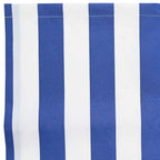 Markisenschürzen-Ersatz Blau und Weiß 2,5 m Polyester