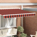 Markisenschürzen-Ersatz Orange / Schwarz / Gelb 2,5 m Polyester