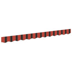 Markisenschürzen-Ersatz Orange / Schwarz / Gelb 3 m Polyester