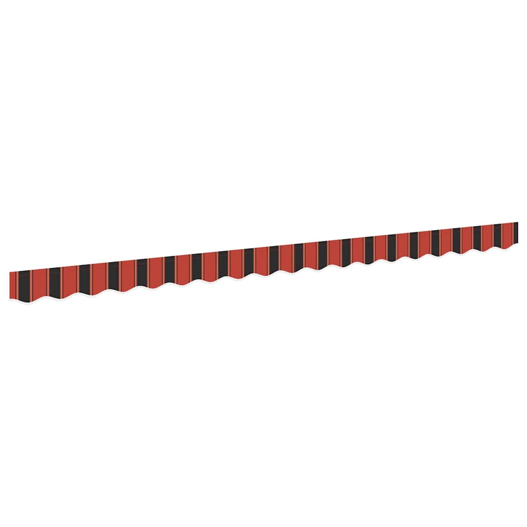 Markisenschürzen-Ersatz Orange / Schwarz / Gelb 4 m Polyester