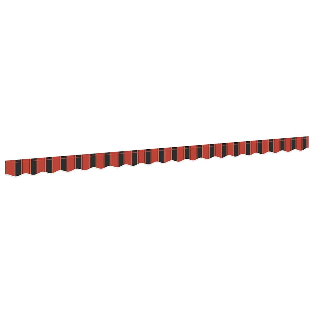 Markisenschürzen-Ersatz Orange / Schwarz / Gelb 4,5 m Polyester