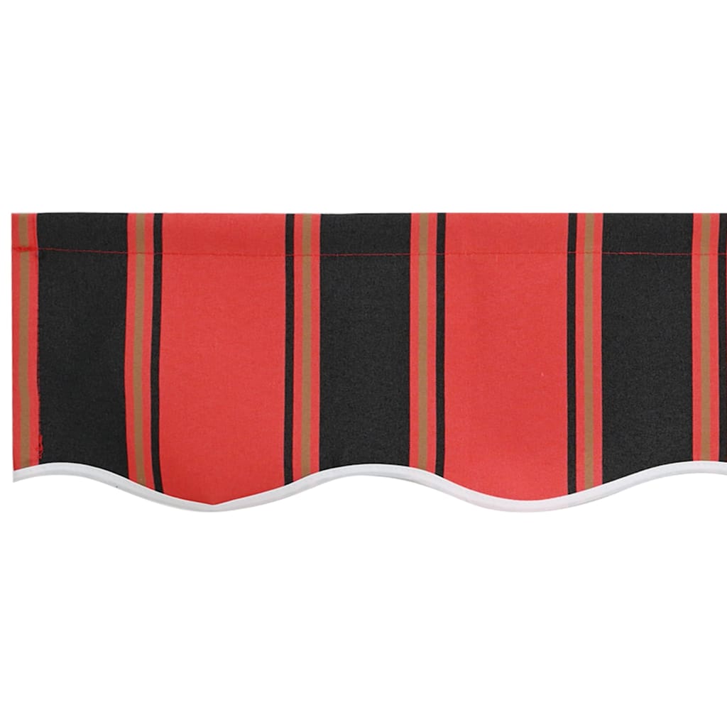 Markisenschürzen-Ersatz Orange / Schwarz / Gelb 480 x 20 cm