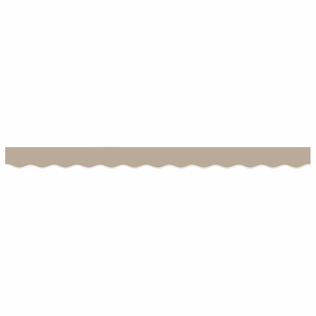 Markisenschürzen-Ersatz Beige 2,5 m Polyester