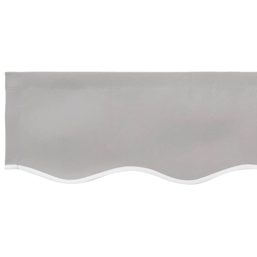 Markisenschürzen-Ersatz Hellgrau 3,5 m Polyester