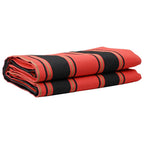 Markisenersatzstoff Orange und Schwarz 1000 x 160 cm Polyester