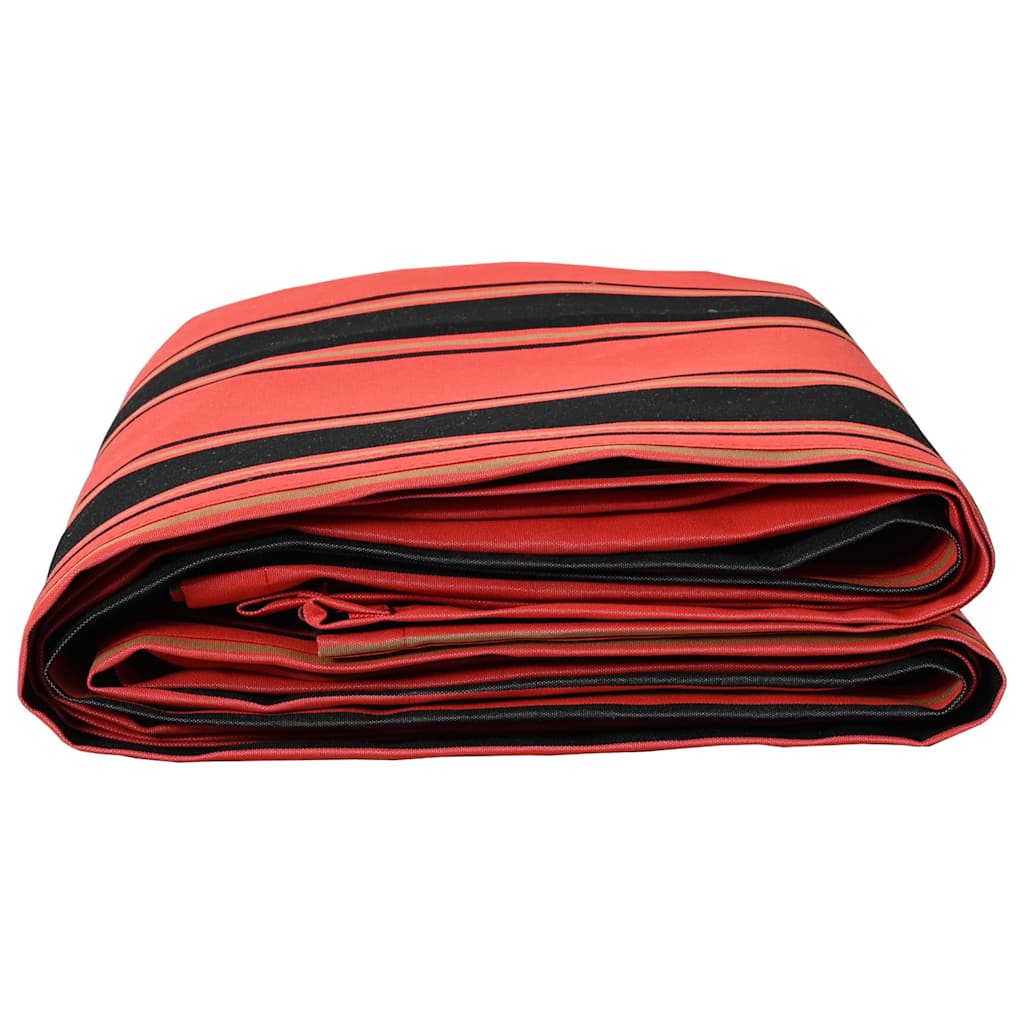 Markisenersatzstoff Orange und Schwarz 1000 x 160 cm Polyester