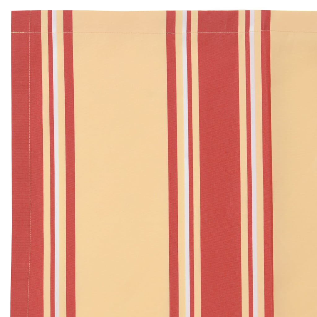 Markisenersatzstoff Gelb und Orange 1000 x 160 cm Polyester
