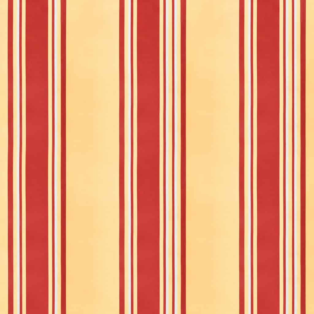 Markisenersatzstoff Gelb und Orange 1000 x 160 cm Polyester