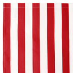 Markisenersatzstoff Rot und Weiß 1000 x 160 cm Polyester