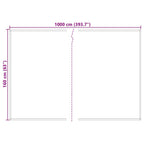 Markisenersatzstoff Rot 1000 x 160 cm Polyester
