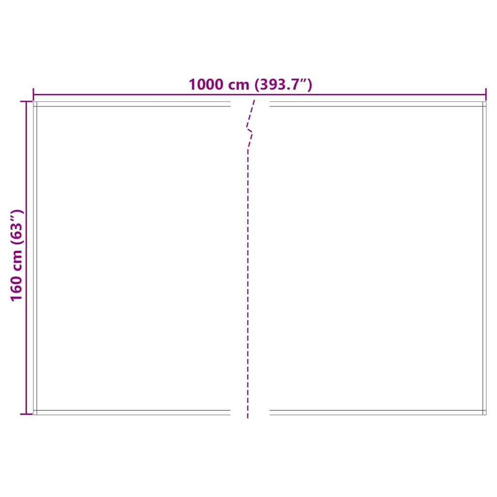 Markisenersatzstoff Rot 1000 x 160 cm Polyester