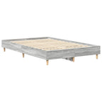 Bettrahmen Graues Sonoma 193 x 123 x 25 cm Holzwerkstoff