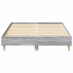 Bettrahmen Graues Sonoma 193 x 123 x 25 cm Holzwerkstoff