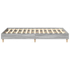 Bettrahmen Graues Sonoma 193 x 123 x 25 cm Holzwerkstoff