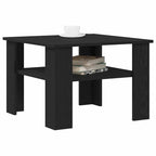 Couchtisch Schwarz Eichen-Optik 60 x 60 x 42 cm Holzwerkstoff