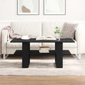 Couchtisch Schwarz Eichen-Optik 102 x 55 x 42 cm Holzwerkstoff