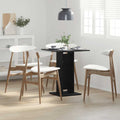 Bistrotisch Schwarze Eiche 60x60x75 cm Holzwerkstoff