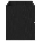 Spülbeckenschrank Schwarz Eiche 90x38,5x45 cm Holzwerkstoff