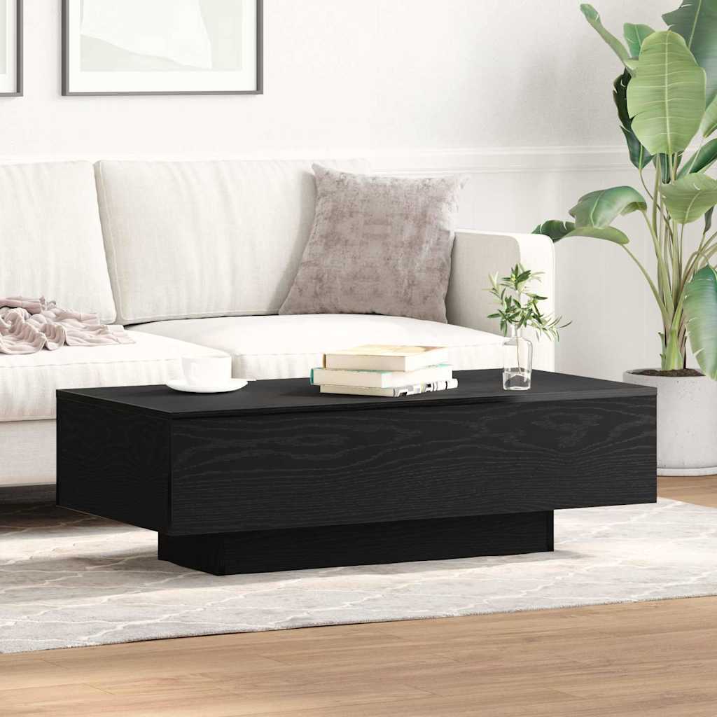 Couchtisch Schwarz Eichen-Optik 100 x 49,5 x 31 cm