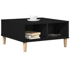 Couchtisch Schwarz Eichen-Optik 60 x 60 x 30 cm Holzwerkstoff